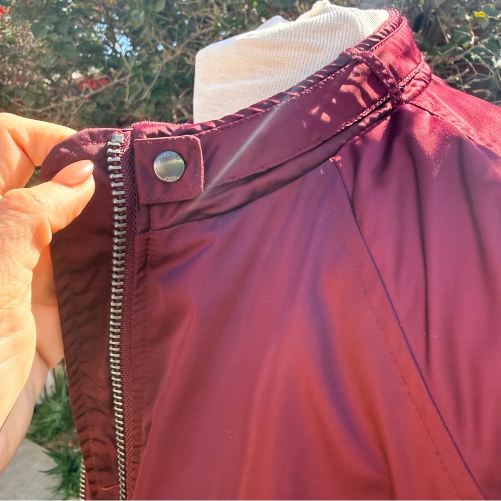 Members Only Burgundy Bomber Jacket - Picture 7 of 16